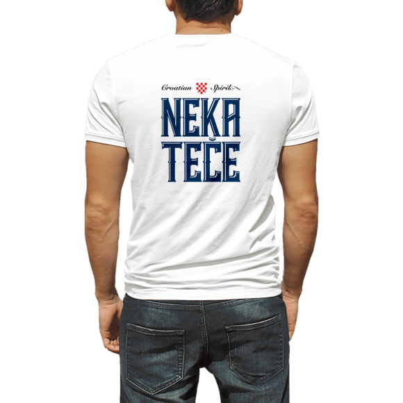 Fiuman Neka Teče Men's T-Shirt - Suza Croatian Spirit