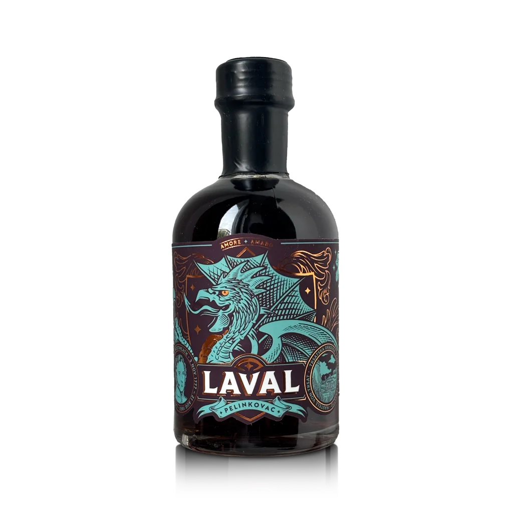 Laval Pelinkovac 0.2L bottle – aromatic herbal liqueur from Kvarner