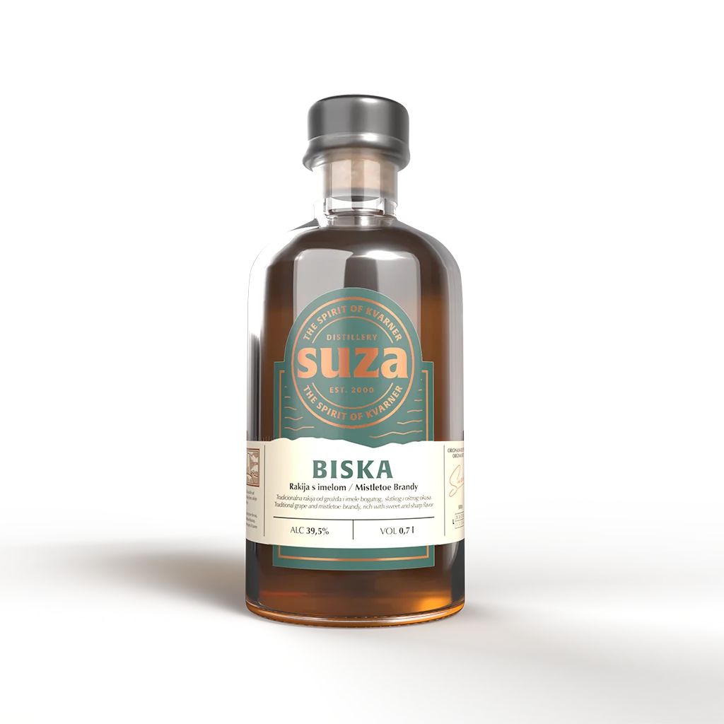 Biska rakija 0,7L – Suza | Premium rakija od imele